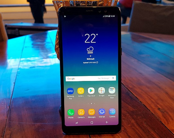 سامسونج توسع أستخدم شاشة عرض Infinity Display فى هواتفها Galaxy A8 Plus 2018