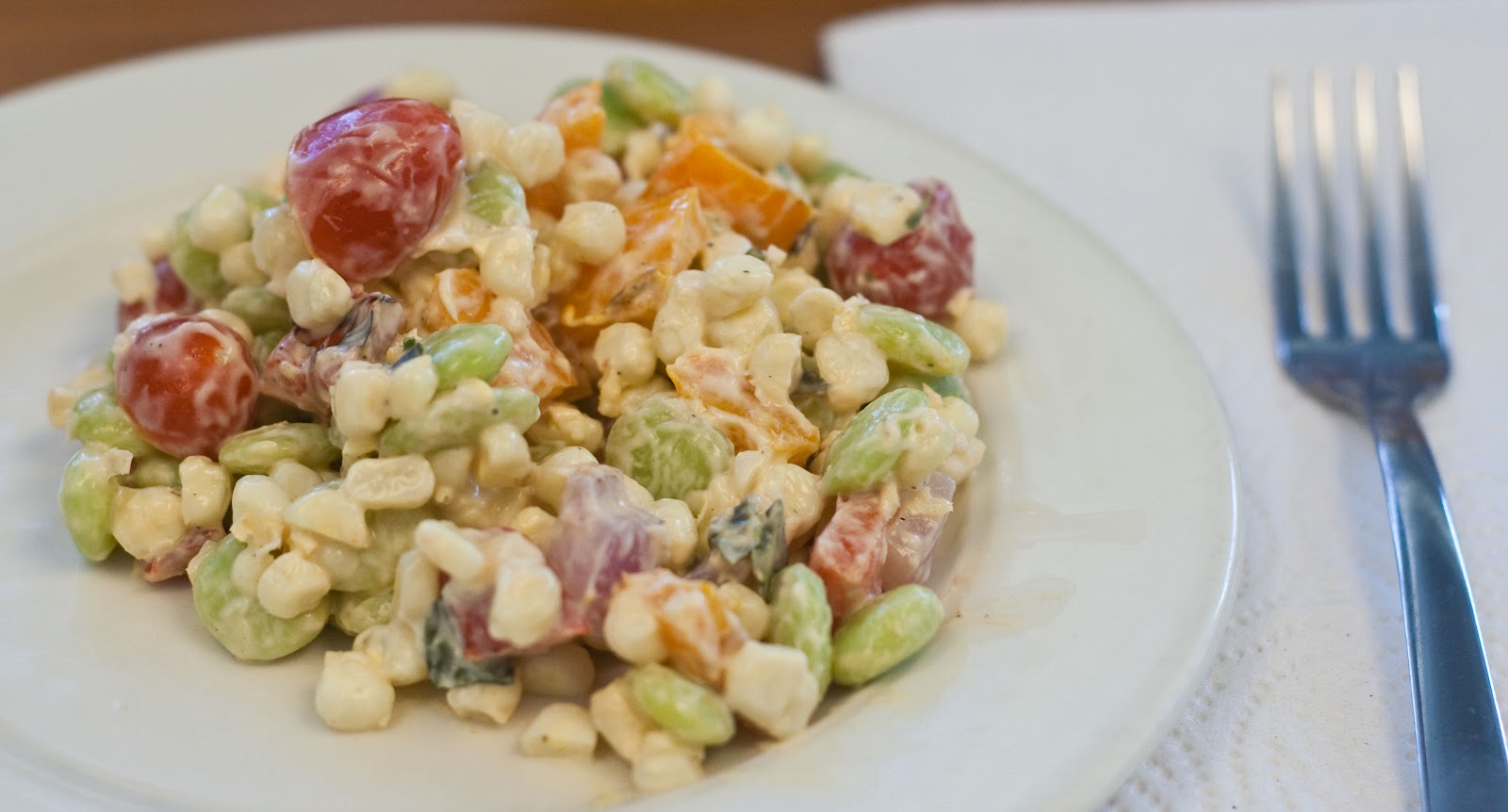 The Fresh Princess of Bon Air Vegan Week Grilled Corn and Lima Bean Salad