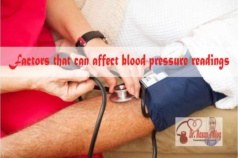 Factors that can affect blood pressure readings