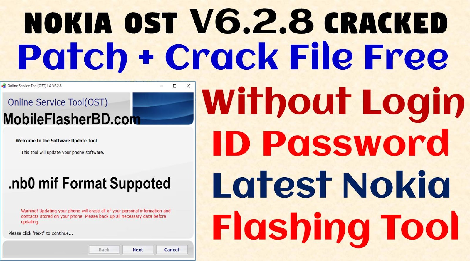 download nokia online service tool ost v6 2 8 patch crack file tool free for all without password mobileflasherbd com