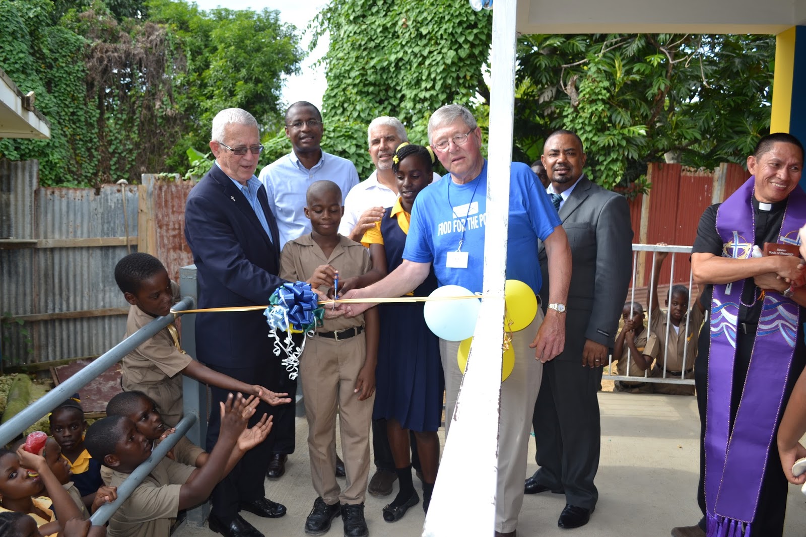 FOOD FOR THE POOR JAMAICA 'GREEN ISLAND PRIMARY GETS FOOD FOR THE POOR