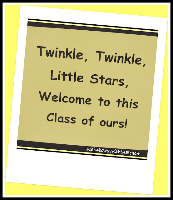 photo of: Back-to-School Bulletin Board: Twinkle, Twinkle Little Star