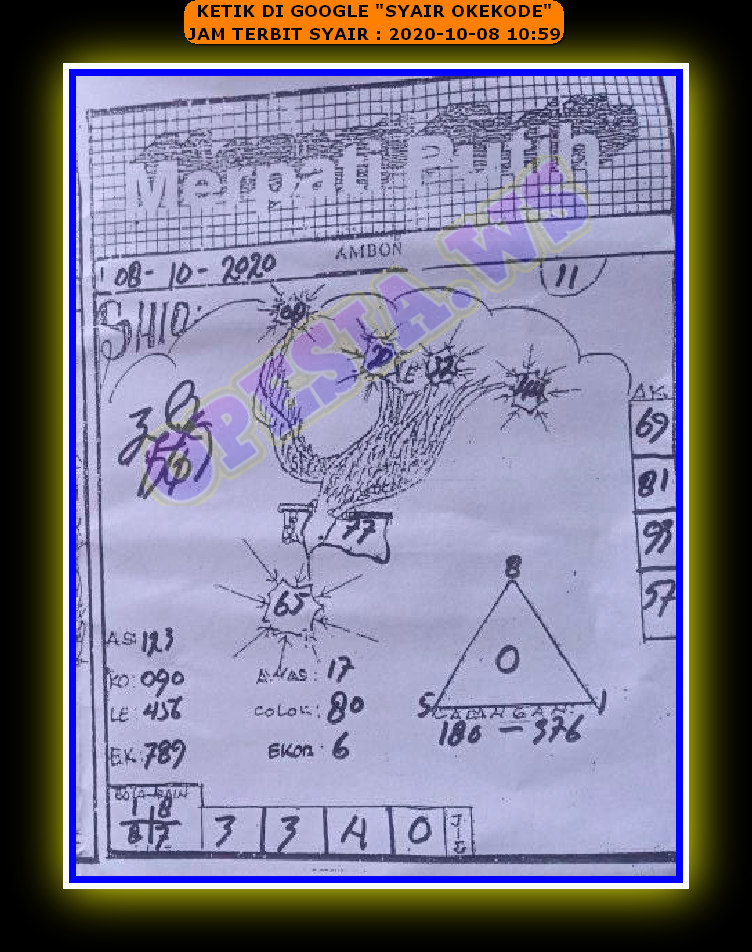 1 New Message Kode Syair Sydney 8 Oktober 2020 Forum Syair Togel Hongkong Singapura Sydney