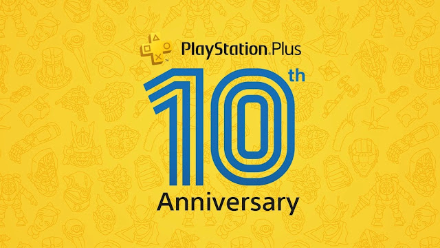 ثيم الإحتفال بمرور 10 سنوات على خدمة PlayStation Plus أصبح متوفر الأن على جهاز PS4 بالمجان 