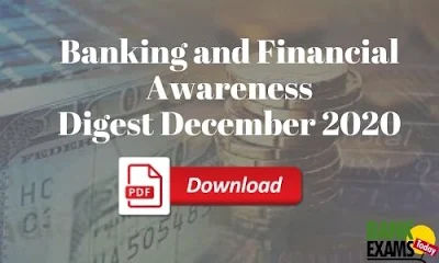 Banking and Financial Awareness Digest: December 2020