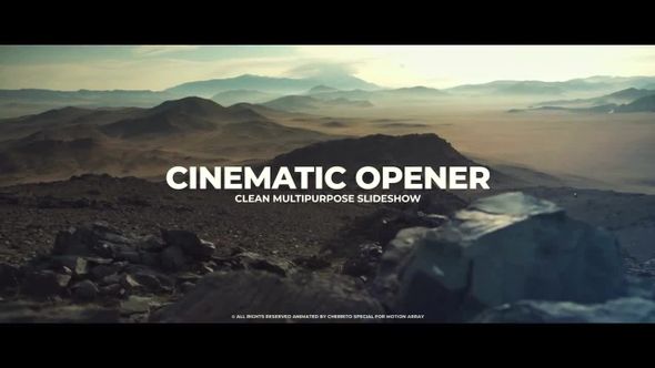 Cinematic Opener - Premiere Pro Templates 79154