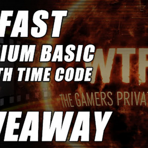 WTFast Premium Basic 1 Month Time Code Giveaway