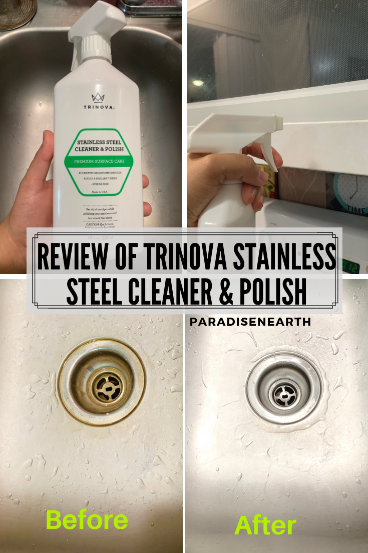 Review of TriNova Stainless Steel Cleaner & Polish