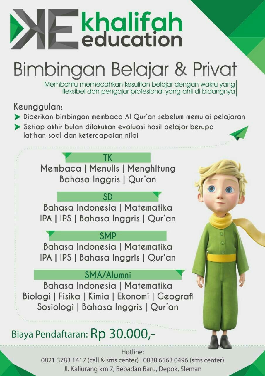 MAU DAFTAR BIMBINGAN BELAJAR?