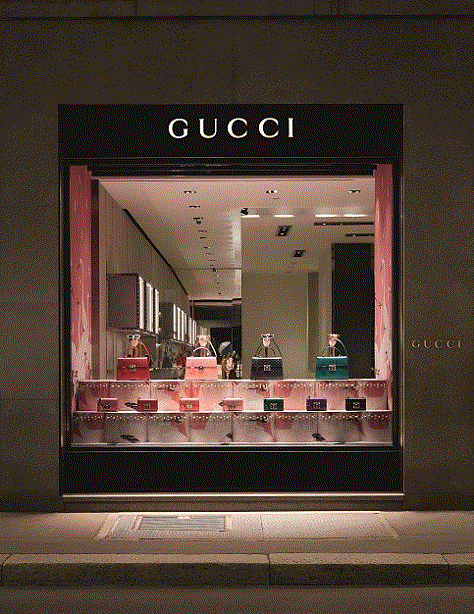 New Window Designs for Gucci