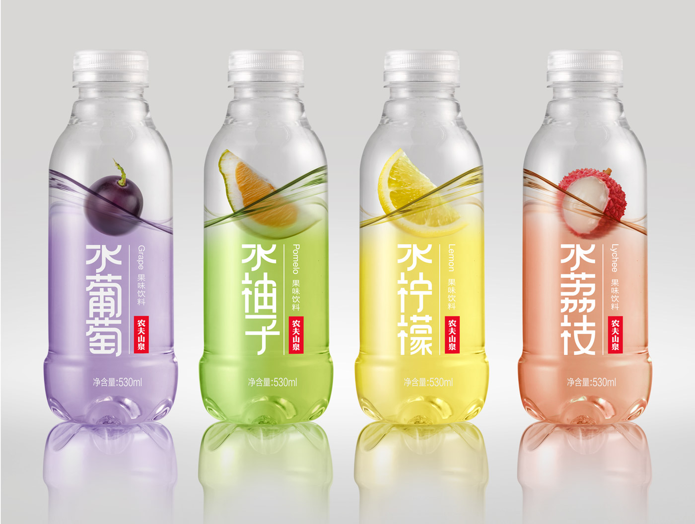 Nongfu Spring Flavoured Water on Packaging of the World Creative