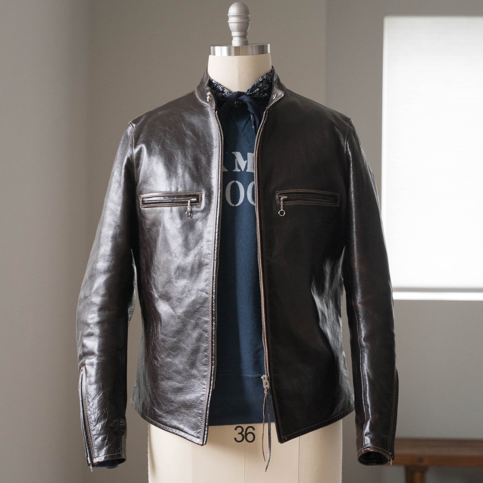 In Review - I Thrifted a $2450 Leather Jacket for $38 - Himel Bros