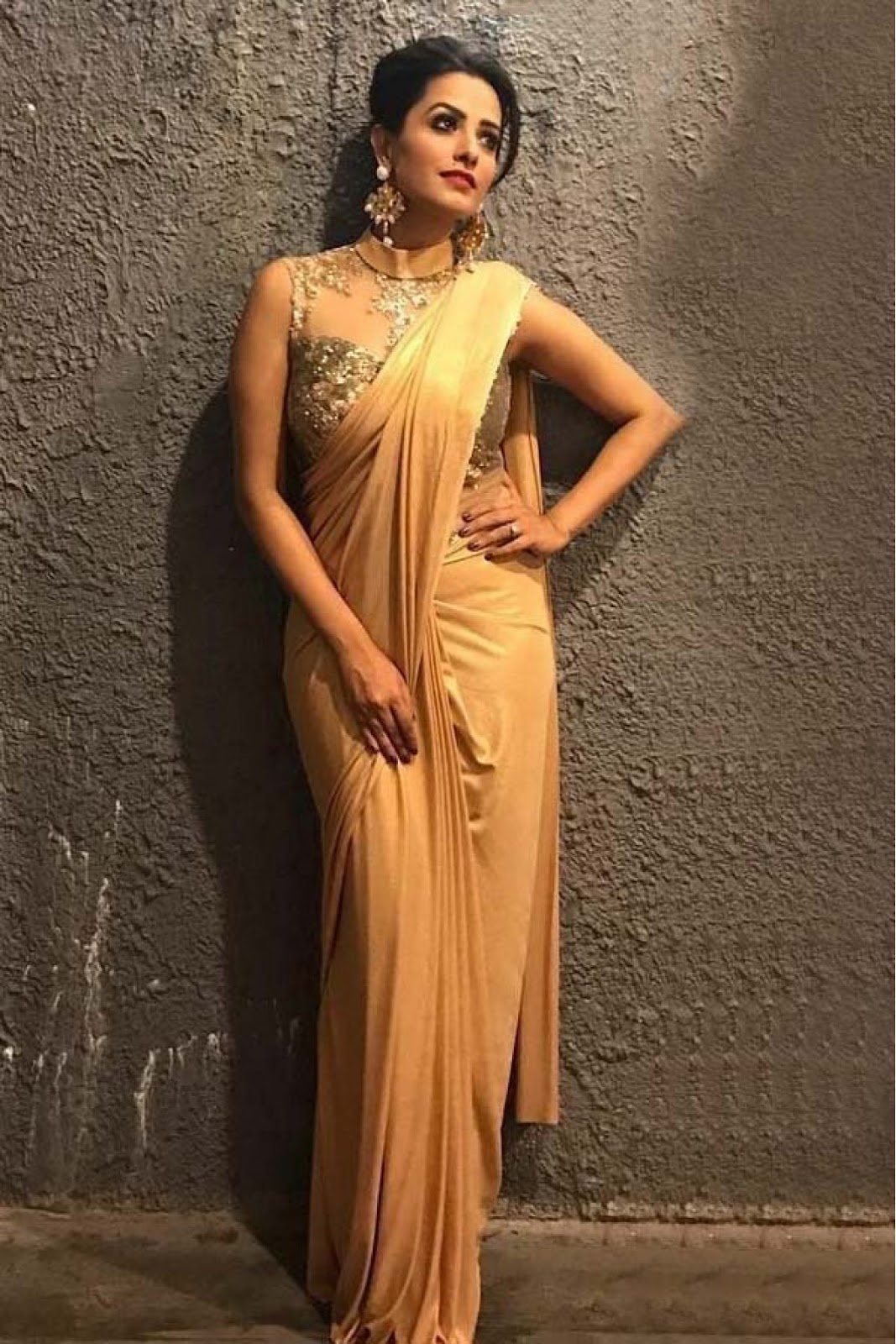 Anita Hassanandani Saree Images