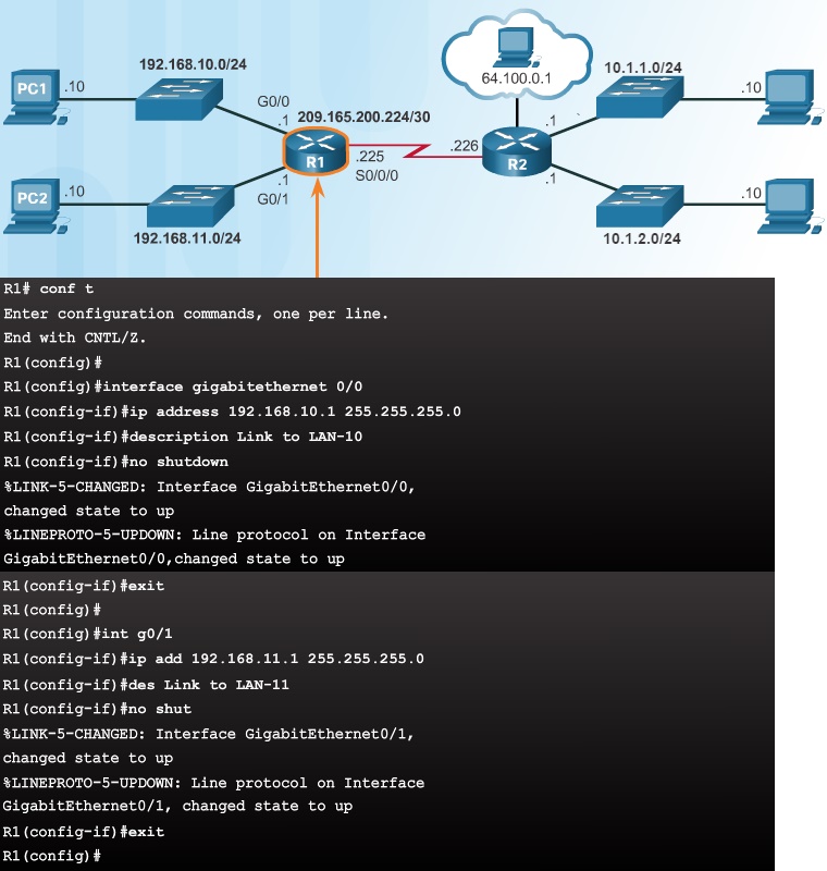 pedazo carro Tropezón configurar interfaz de router cisco Ver