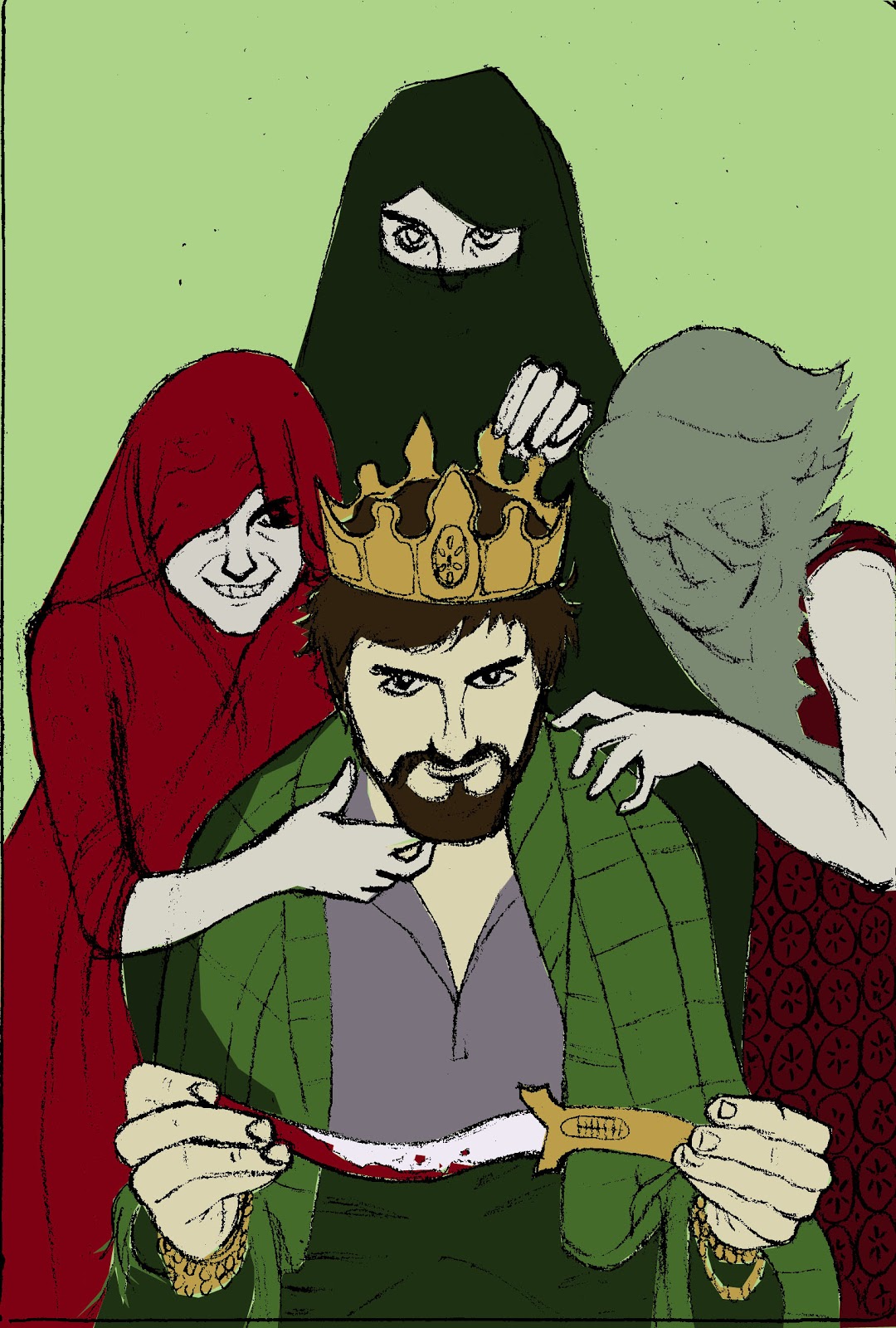 Macbeth lady illustration perez garcia Maple's Scratching Post: March 2013