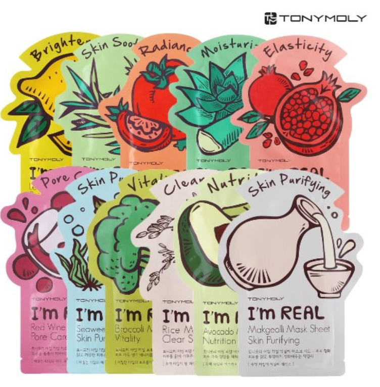 TONYMOLY] I'm Real Mask Sheet Pack of 11 | Everything Korea