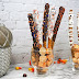 HALLOWEEN CHOCOLATE COVERED PRETZEL RODS