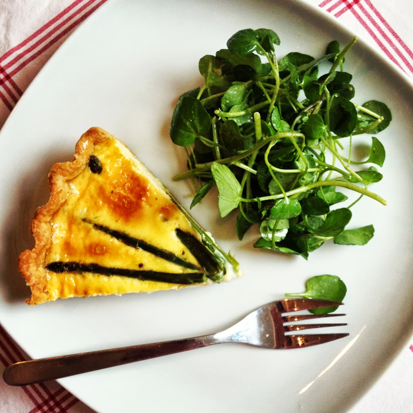 The Ginger Gourmand: Asparagus, Brie & New Potato Tart