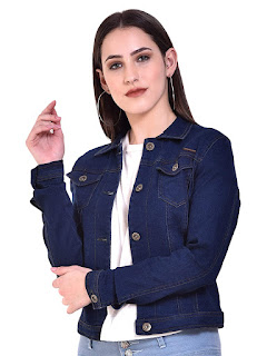 jeans top with long jacket for girl