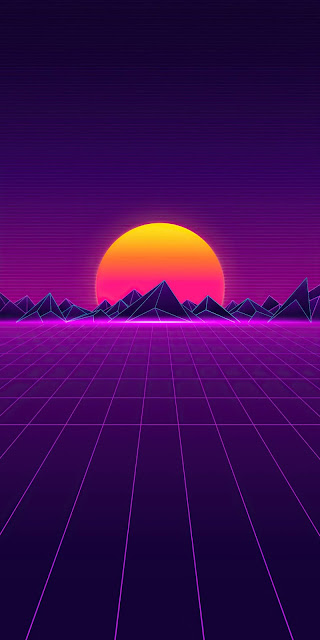 IPhone 4k Retro Sunset and desktop wallpaper IPhone 4k Retro Sunset and desktop wallpaper