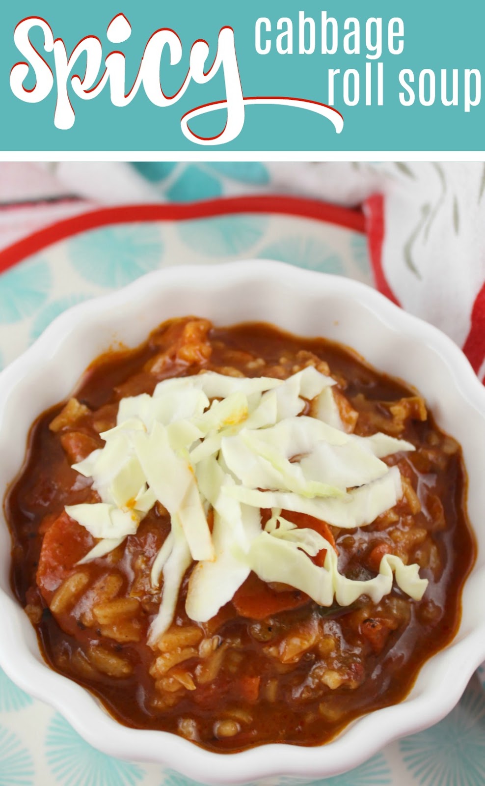 spicy cabbage roll soup