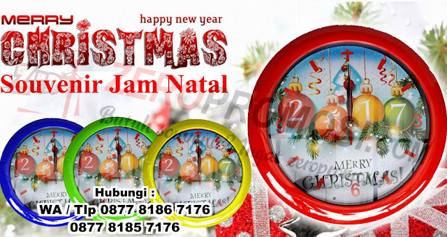 Jam dinding natal dan tahun baru, Jam Dinding Kaca Natal Harga Murah, Jam Dinding Unik Dengan Gambar Tema Natal untuk Dekorasi Natal anda