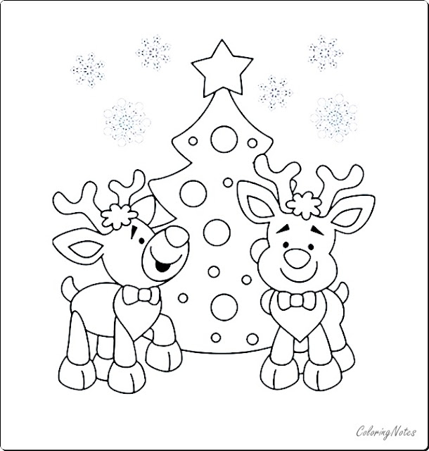 15 Cute Christmas Coloring Pages for Kids Free Printable COLORING