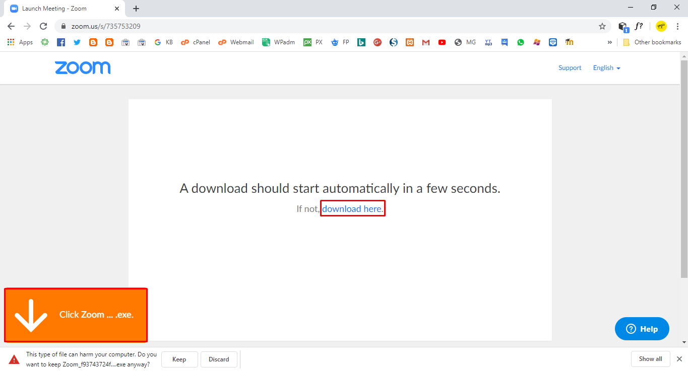 Cara Join Meeting di Zoom Browser Cara Join Meeting di Zoom Browser