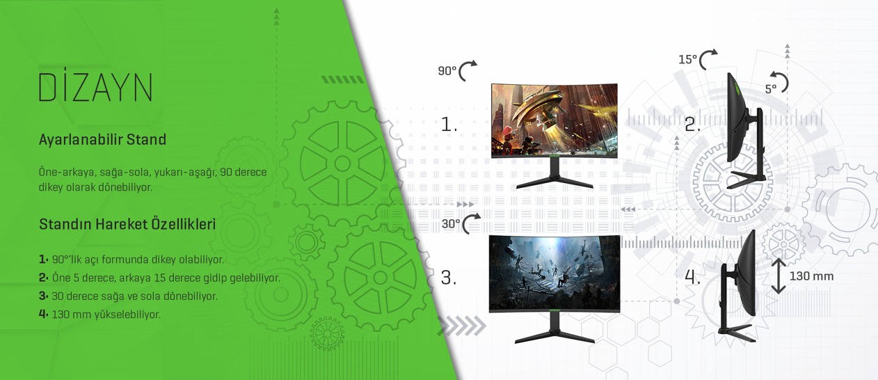 aryond a27 monster notebook tan canavar