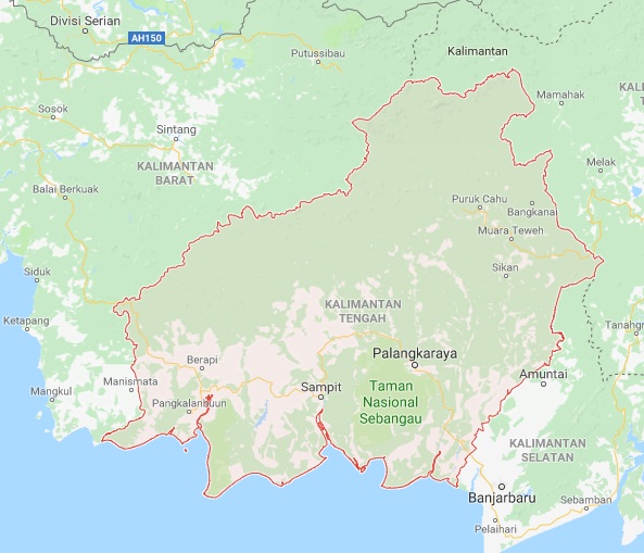 14 Nama Kota/Kabupaten di Kalimantan Tengah serta Ibukotanya ~ Ruana Sagita