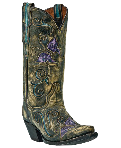 Butterfly Cowgirl Boots