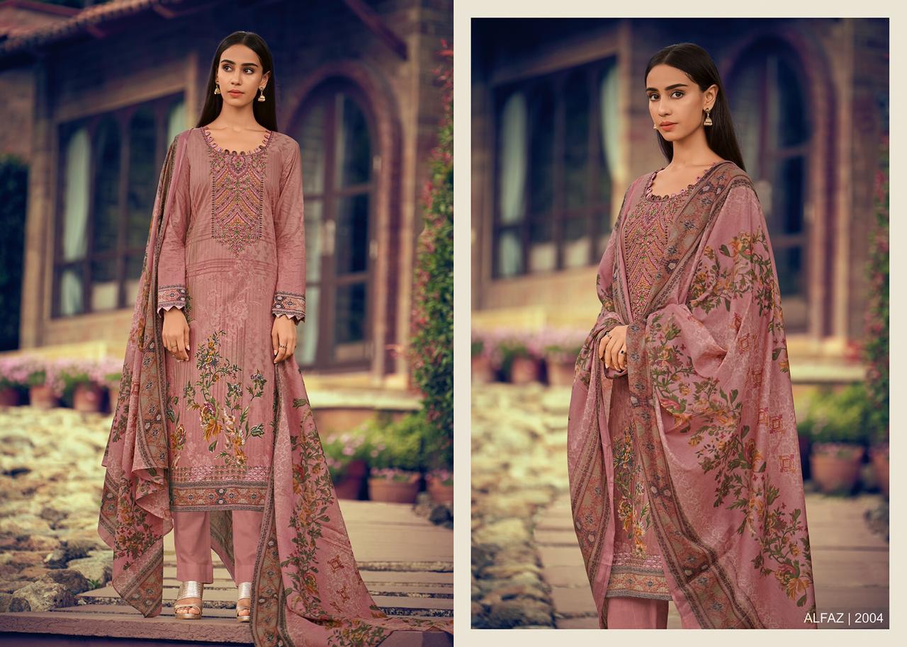 House OF Lawn Alfaz Glace Cotton Salwar Suits Collection - Diwan Fashion