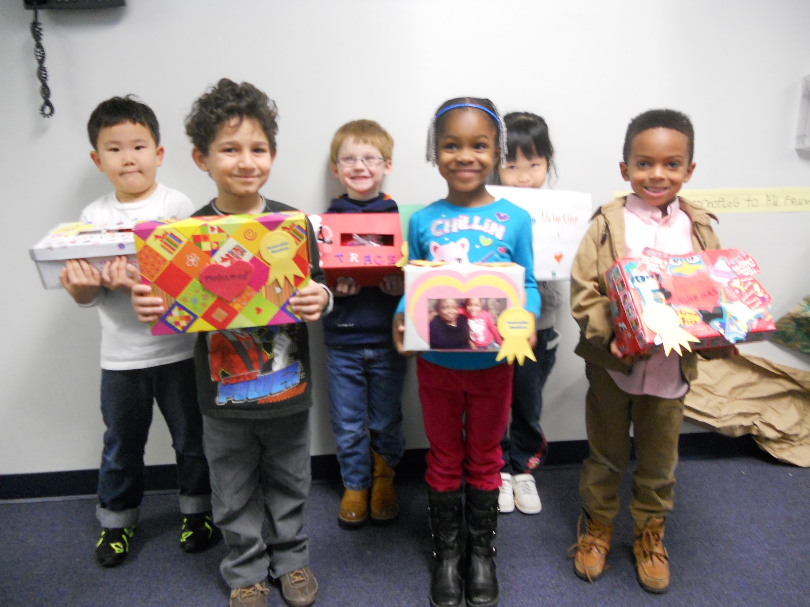 Mrs. Young's Class Valentine Box Decorating Contest