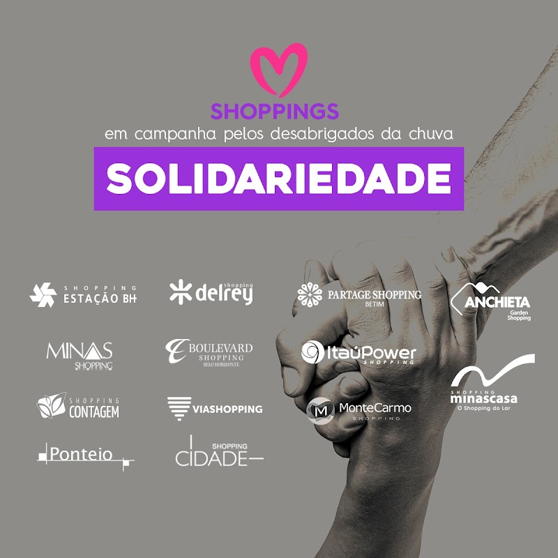 Shoppings se transformam em pontos de doações para afetados pelas chuvas em Minas Gerais Shoppings se transformam em pontos de doações para afetados pelas chuvas em Minas Gerais
