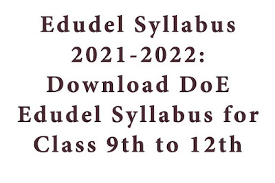 Edudel Syllabus