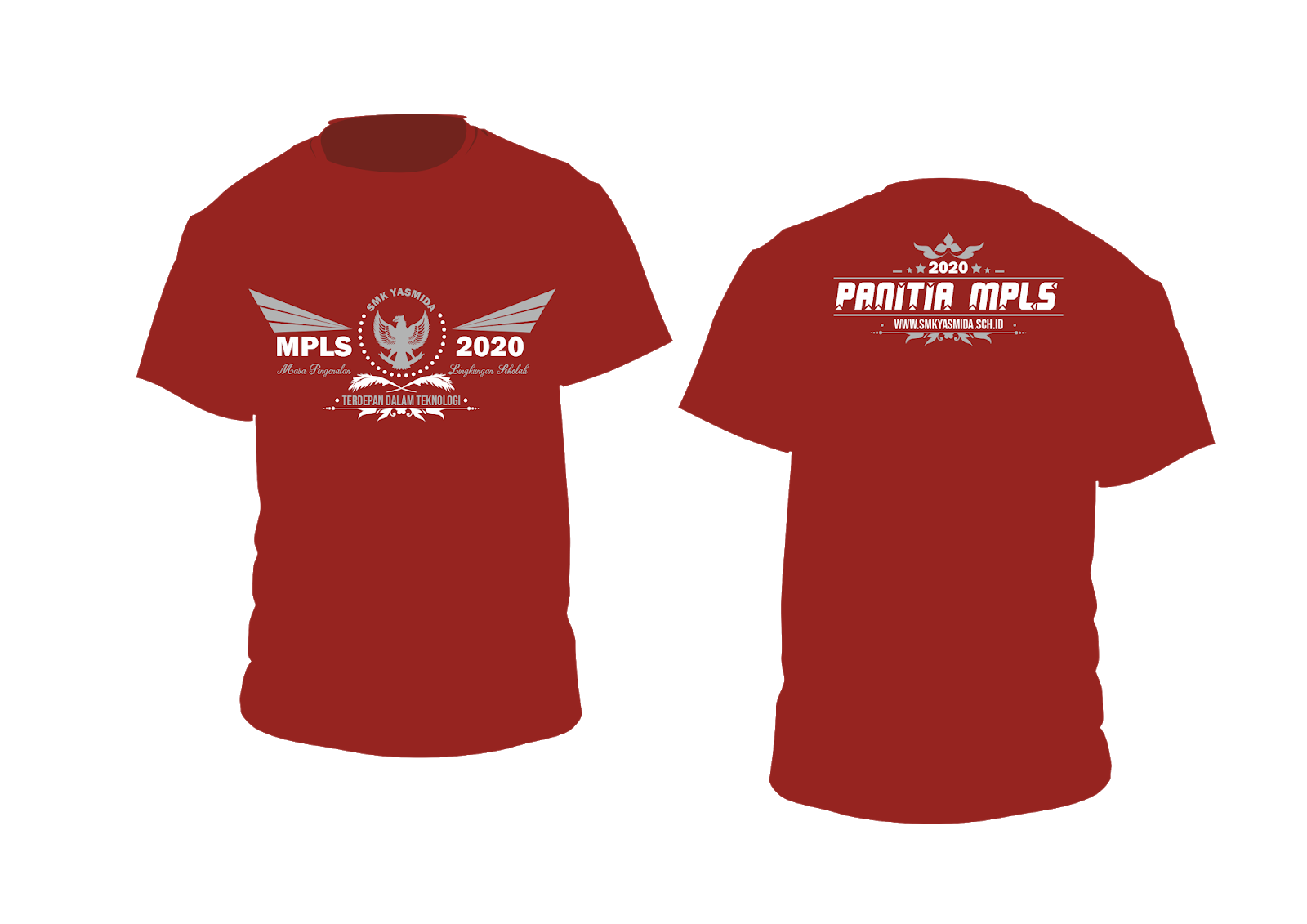 Desain Kaos Panitia MPLS SMK Yasmida Ambarawa Abdur Rozak