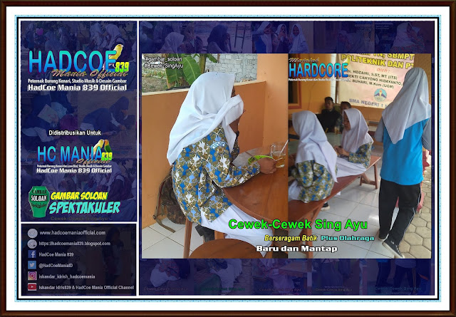 Gambar Soloan Spektakuler Terbaik - Gambar Siswa-siswi SMA Negeri 1 Ngrambe Cover Batik - 6