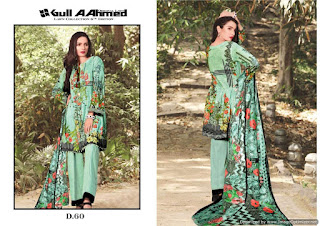 Original lawn pakistani Suits Gull a Ahmed vol 6