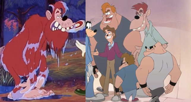 8. Bigfoot from "A Goofy Movie" Makes an Appearance.