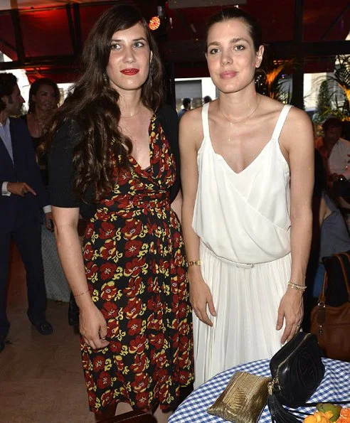 Charlotte Casiraghi and Tatiana Santo Domingo attended the Eugenie Niarchos First Jewelry Collection Launch Cocktail