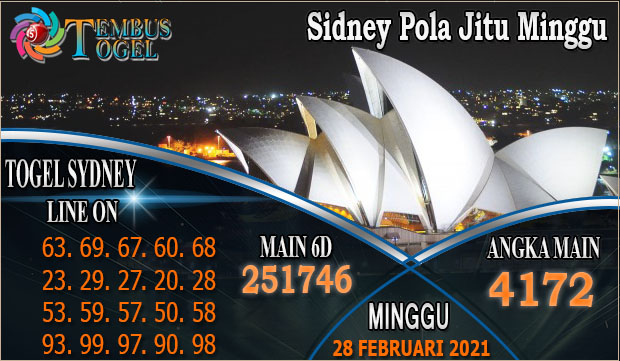 Togel Sidney Pola Jitu Minggu 27 Februari 2021