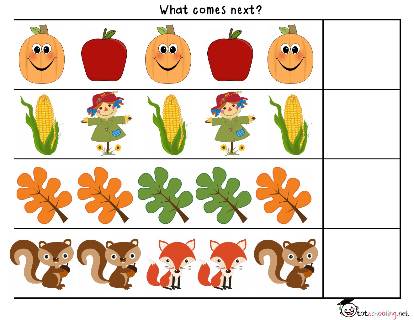 Fall Learing Pack For Kids And PDF Fall Learing Pack For Kids And PDF