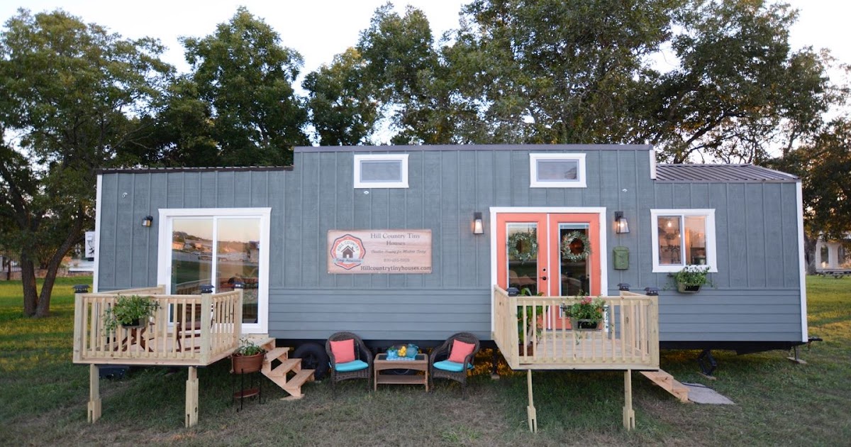Vintage Retreat From Hill Country Tiny Houses [ TINY HOUSE TOWN ]
