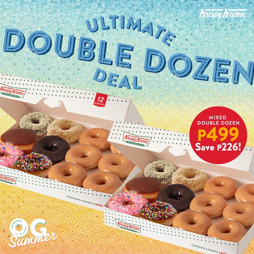 Manila Shopper Krispy Kreme Summer Ultimate Dozen Deal
