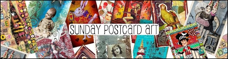 Sunday postcard art