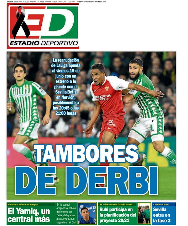 Betis, Estadio Deportivo: "Tambores de derbi"