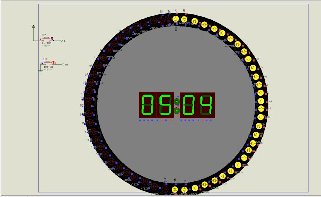 How to make a circular clock with ic 7490 and 74LS164 - Électrouino