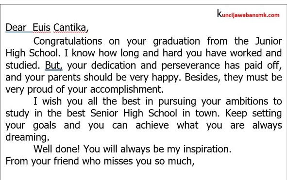 Contoh Soal Greeting Cards Kunci Jawaban