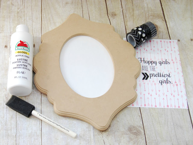 DIY Picture Frame #tutorial #howto #cutitout