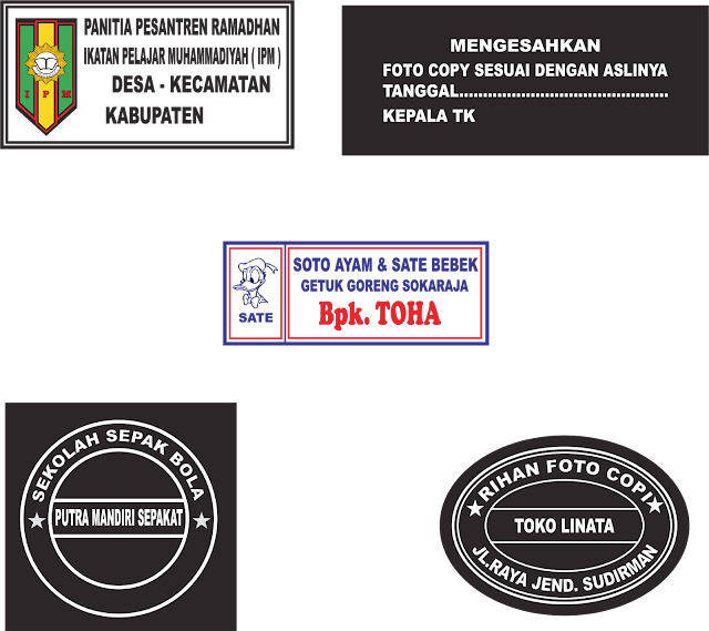 54+ Desain Stempel Png
